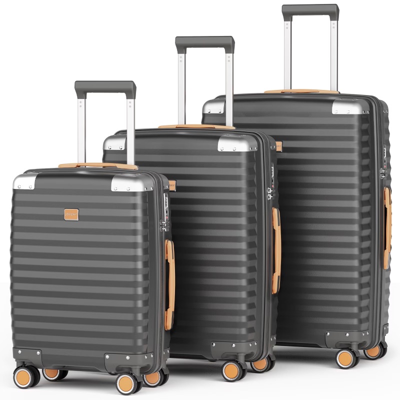 Joyway Hard Shell Luggage Sets 3 Pieces with Spinner Wheels sold price at auction in Canada