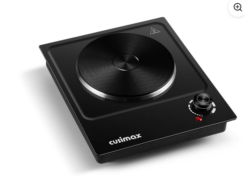 CUSIMAX New Model 1500W Black Single Hot Plate sold price at auction in Canada