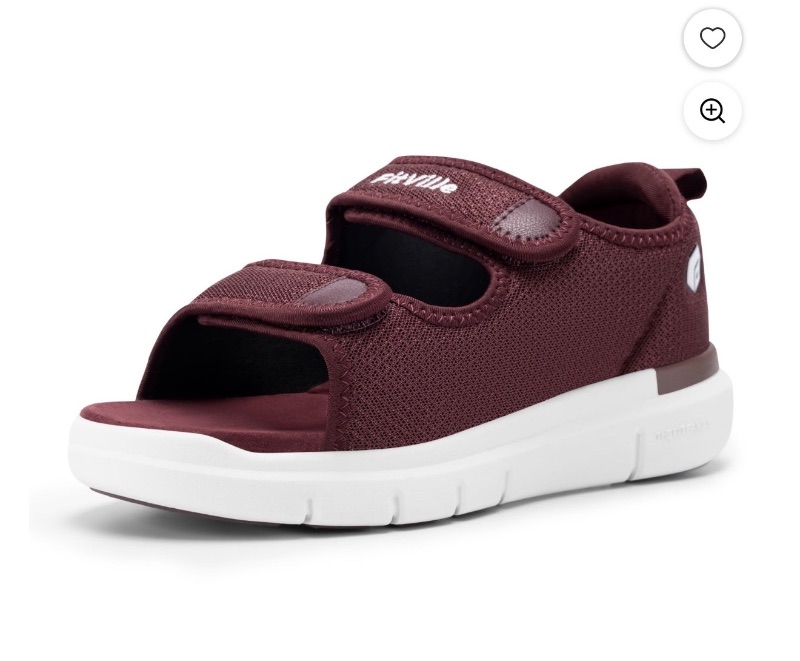 FitVille Women's Wide Arch Support Sandals Adjustable Ankle sold price at auction in Canada