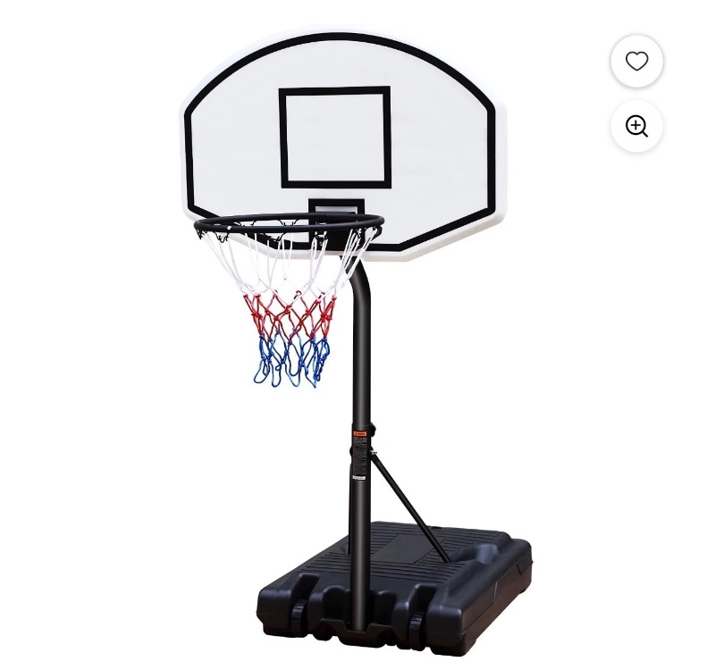 TOYTEXX Portable Poolside Basketball Hoop, 36" Backboard sold price at auction in Canada
