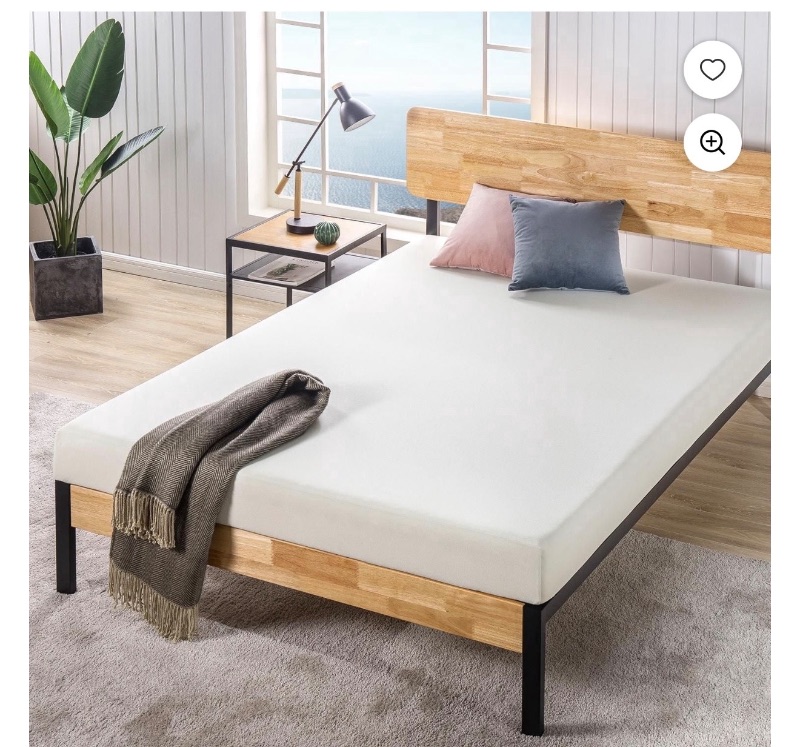 Zinus Spa Sensations 6 inch Memory Foam Mattress sold price at auction in Canada
