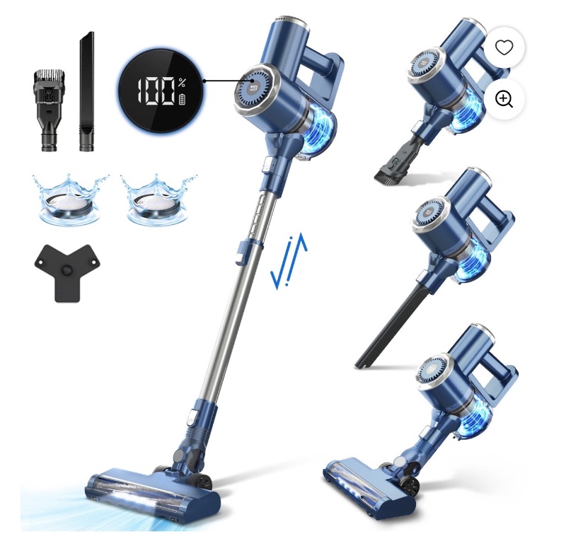 Prettycare Cordless Stick Vacuum Cl sold for $25 at auction (list price $300)