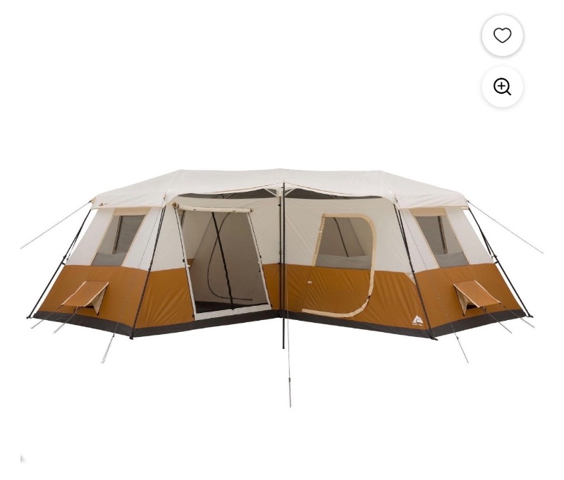 Ozark Trail 12-Person L-Shape Insta sold for $20 at auction (list price $380)