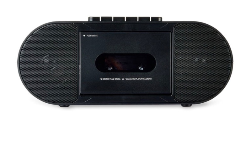 onn. Portable Bluetooth CD/Cassette Boombox with AM/FM sold price at auction in Canada