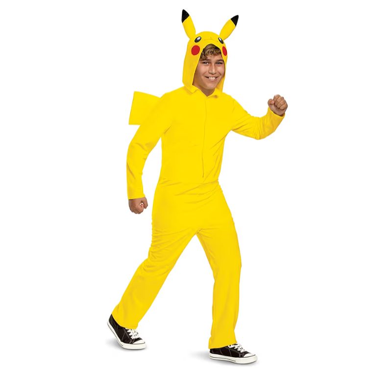 Pikachu Costume for Kids, Official Pokemon Costume Hooded sold price at auction in Canada