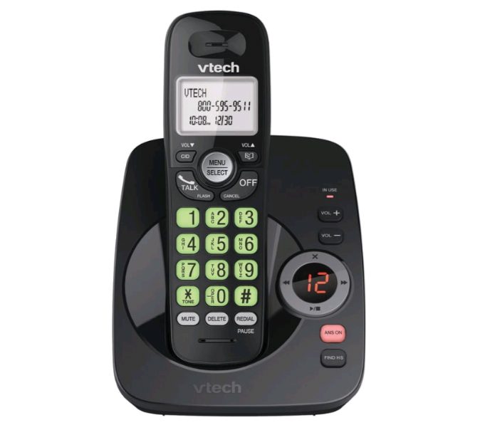 VTech DECT 6.0 Cordless Answering System with Caller ID/Call sold price at auction in Canada
