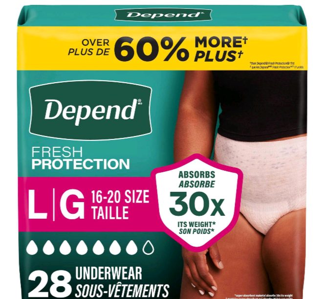 Depend Fresh Protection Adult Incontinence Underwear for Men sold price at auction in Canada