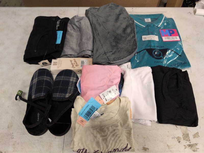 Lot of 10 assorted apparel products sold price at auction in Canada