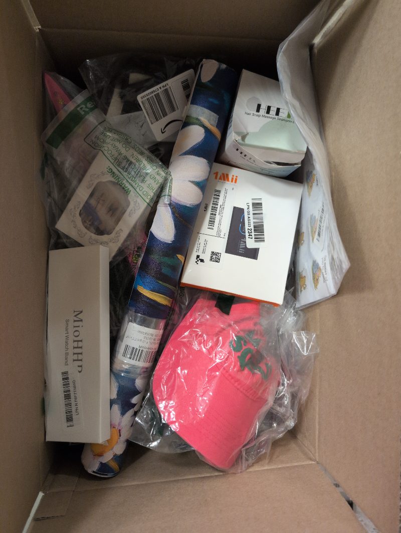 Lot of 10-20 assorted products sold for $18 at auction (list price $250)