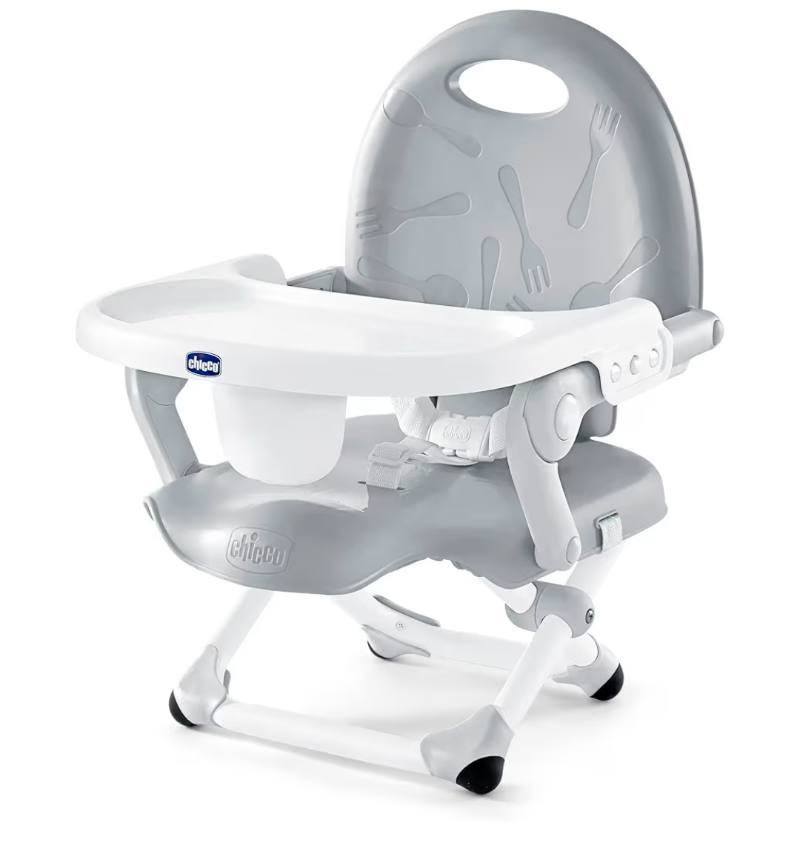 Chicco Pocketsnack Booster Seat, Grey sold price at auction in Canada