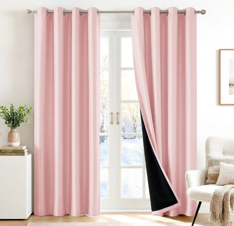 Deconovo 100% Ivory Blackout Window Curtain Panels sold price at auction in Canada