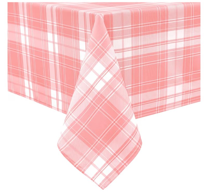 Essifunia Waterproof Plaid Tablecloth Fabric sold price at auction in Canada