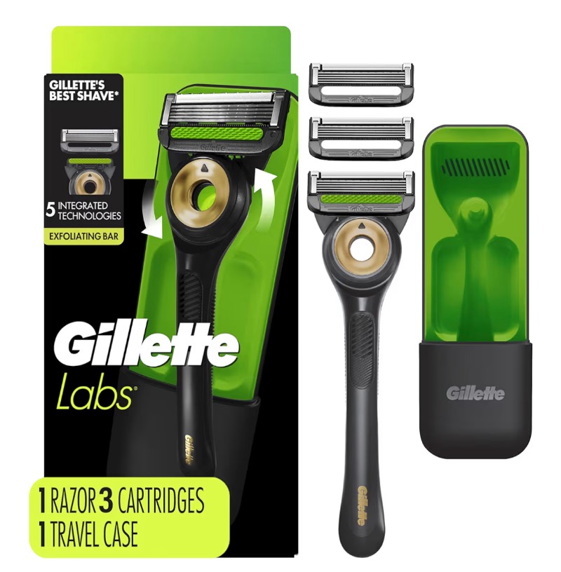 GilletteLabs With Exfoliating Bar Black & Gold Edition sold price at auction in Canada