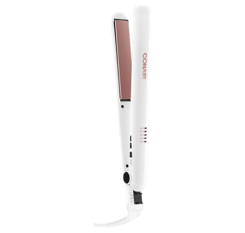 Conair Double Ceramic Hair Straightener Flat Iron with 1 sold price at auction in Canada