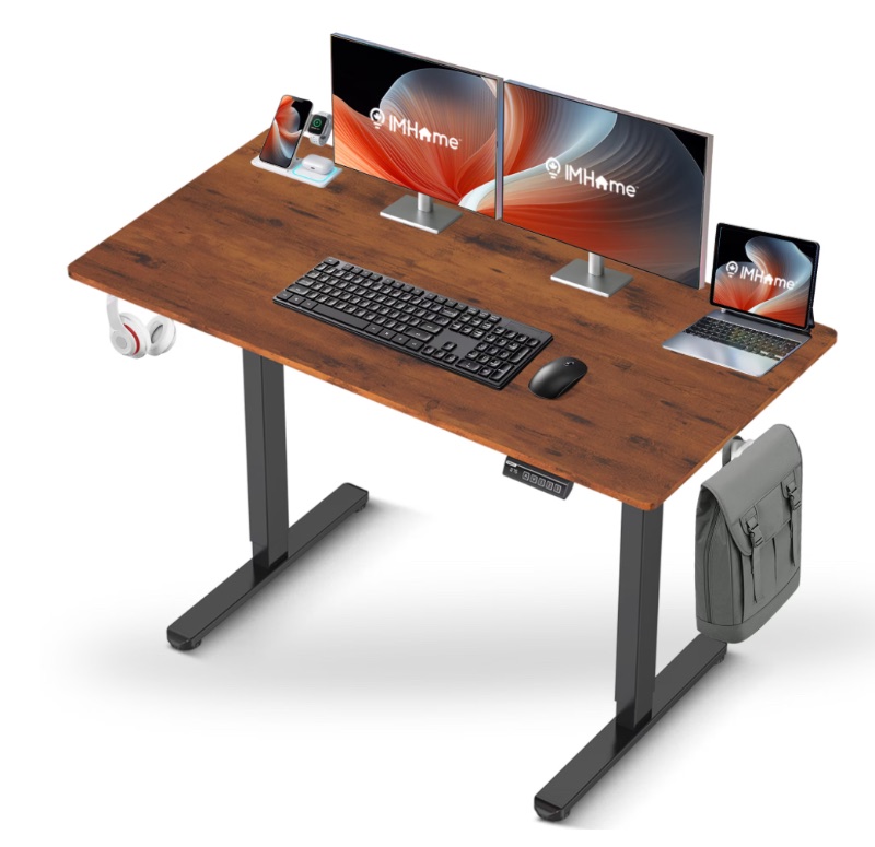 IMGadgets Standing Electric Adjustable Desk | 47"× 24" Large sold price at auction in Canada