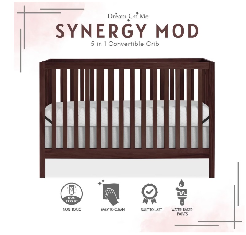 Dream On Me Synergy MOD Crib sold price at auction in Canada