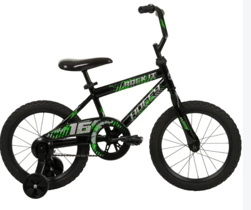Huffy Rock It 16” Boys Bike with Training Wheels and EZ sold price at auction in Canada