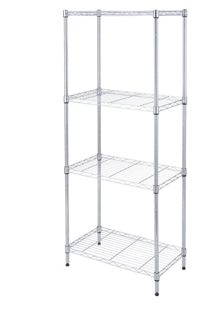 Mainstays 4-Tier Wire Shelving Unit, Metal Storage Rack sold price at auction in Canada