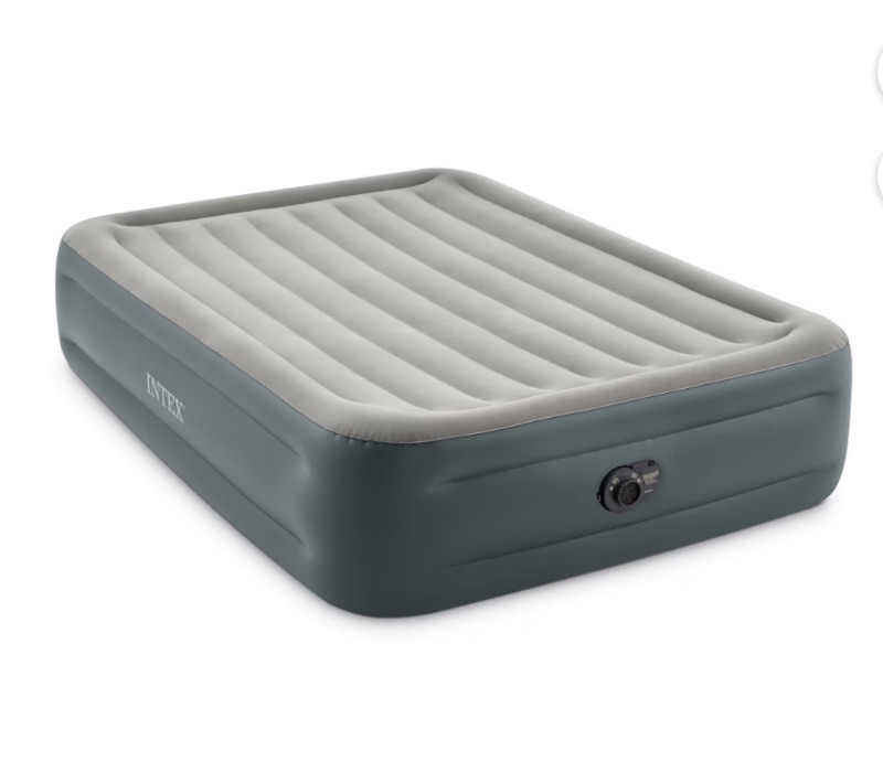 INTEX 18" Queen Essential Rest w/ Built-in Pump sold price at auction in Canada
