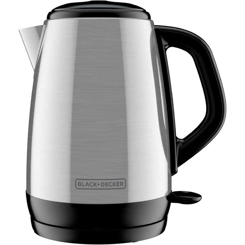 Black+Decker 1.7L Stainless Steel Electric Cordless Kettle sold price at auction in Canada