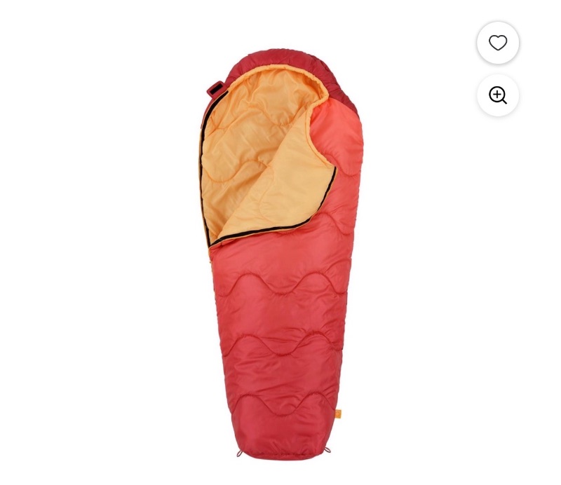 firefly!Outdoor Gear Youth Mummy Sleeping Bag-Red/Orange sold price at auction in Canada