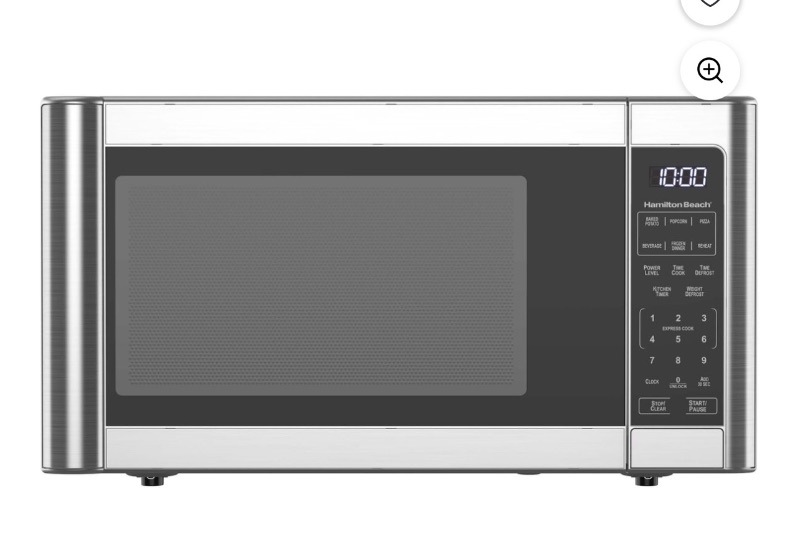 Hamilton Beach 1.1 Cu.ft 1000W Countertop Microwave with sold price at auction in Canada