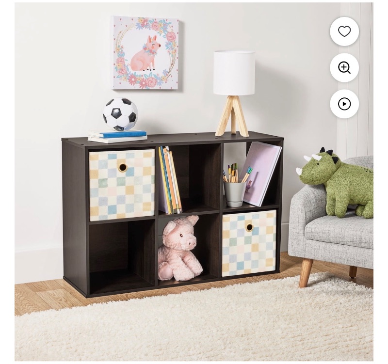 Mainstays 6-Cube Organizer, Espresso sold price at auction in Canada