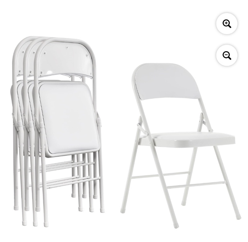 Ktaxon Folding Chairs Foldable Event Chairs with Super Soft sold price at auction in Canada