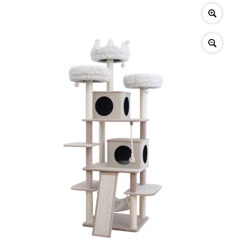 Home4Cat 74.2" 9-Level Cat Tree with Two Condos sold price at auction in Canada