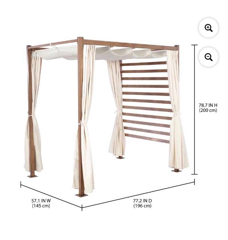 Better Homes & Gardens Marlow Outdoor Pargola with sold price at auction in Canada