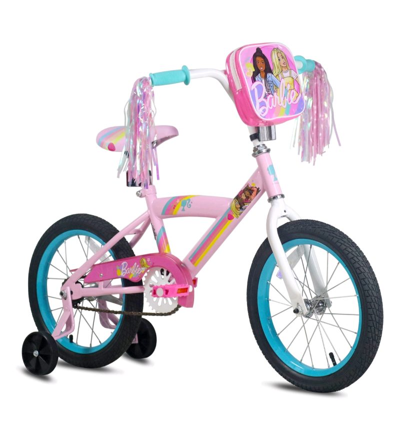 16" Barbie Kids Bike with Training Wheels sold price at auction in Canada