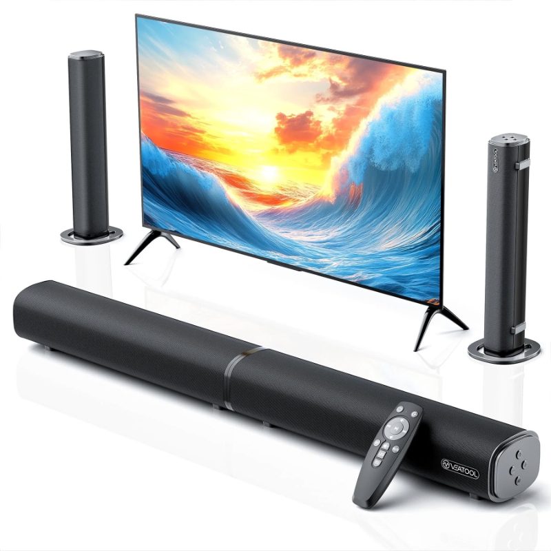 VEAT00L 2.2ch Indoor Wireless Bluetooth 5.0 Sound Bar with sold price at auction in Canada