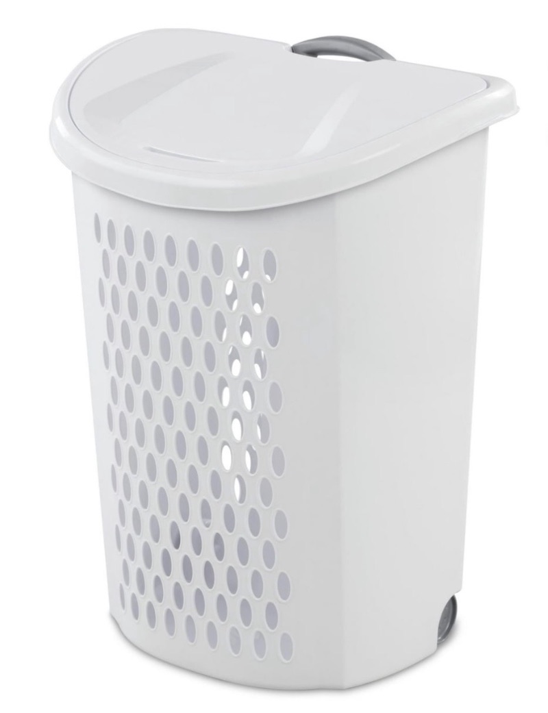 Sterilite 70L Ultra™ Wheeler Hamper-White sold price at auction in Canada
