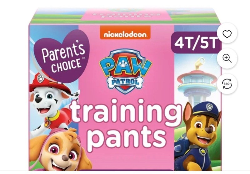 Parent's Choice Paw Patrol Training Pants for Girls, 4T/5T sold price at auction in Canada