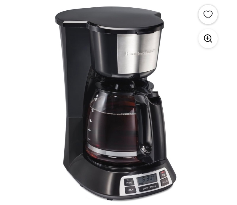 Hamilton Beach Programmable 12 Cup Coffee Maker sold price at auction in Canada