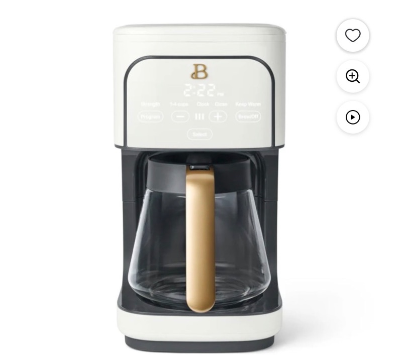 Beautiful By Drew Barrymore 12 Cup Programmable Coffee Maker sold price at auction in Canada