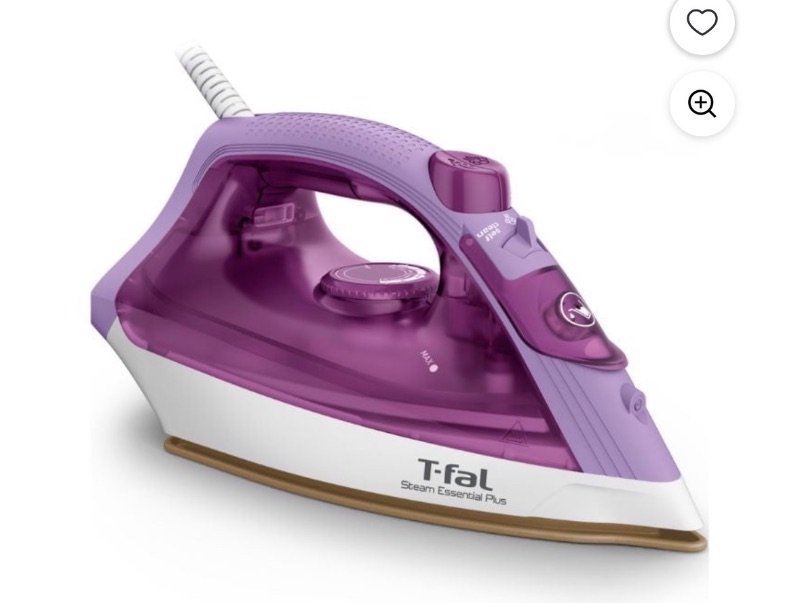 T-fal Steam Essential Iron sold price at auction in Canada
