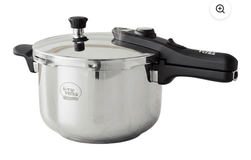 Verka Stainless Steel Pressure Cooker, 5 Litres sold price at auction in Canada