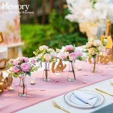 Hewory Glass Bud Vases for Centerpieces: Set of 24 Blown sold price at auction in Canada