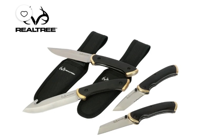 Pick 1-RealTree 4-Pack Knife Set sold price at auction in Canada