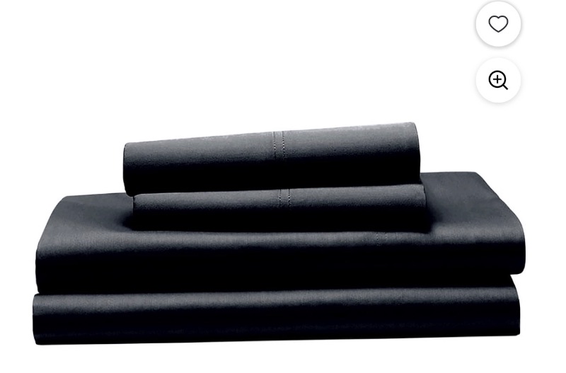 Hometrends 400 Thread Count 100% Cotton Sheet Set - Sateen sold price at auction in Canada