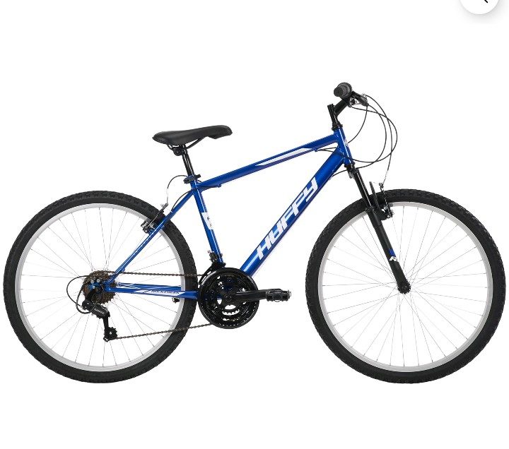 Huffy 26” Rock Creek Mountain Bike, Fits Riders 60”+, Blue sold price at auction in Canada