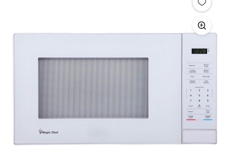 Magic Chef 1.1 Cu. ft. Countertop Microwave 1000W Digital sold price at auction in Canada