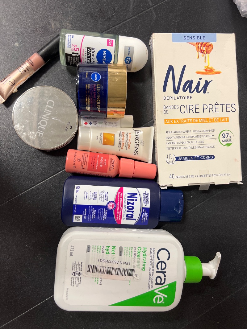Lot of 10+ assorted beauty products ( General merchandise) sold price at auction in Canada