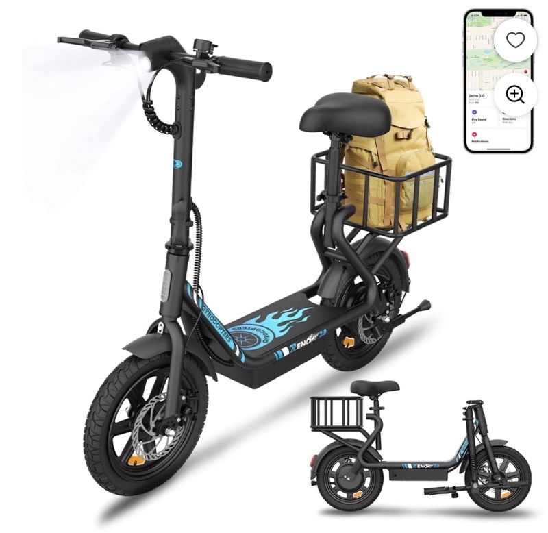 Gyrocopters Zeno 2.0 Electric Scoot sold for $100 at auction (list price $920)