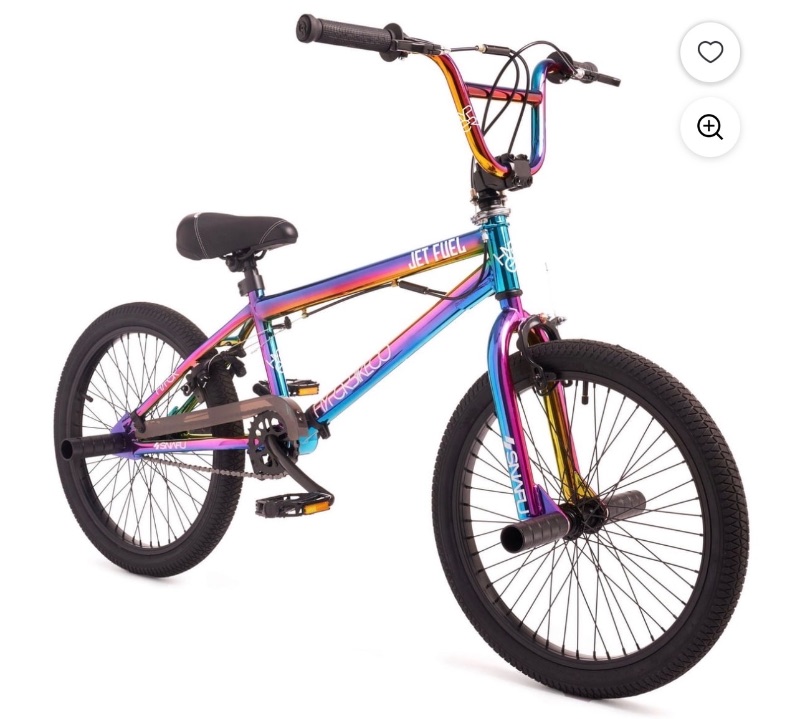 Hyper Bicycles 20" Jet Fuel BMX Bik sold for $30 at auction (list price $240)
