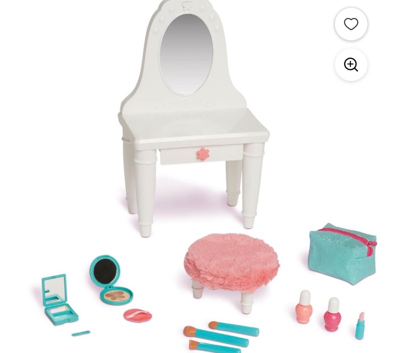 My life as vanity table and accessories playset sold price at auction in Canada