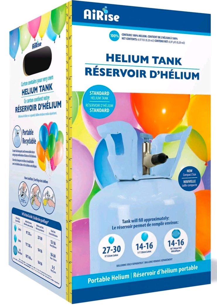 Airise Standard Portable Helium Tank sold price at auction in Canada