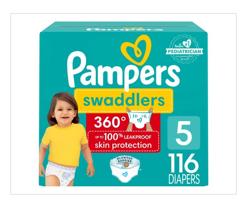 Pampers Diapers - Swaddlers 360° - Size 3, 156 Count sold price at auction in Canada