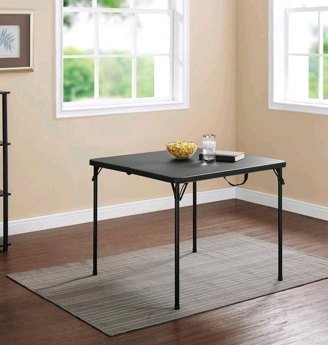 Mainstays Square Foldable Table sold price at auction in Canada